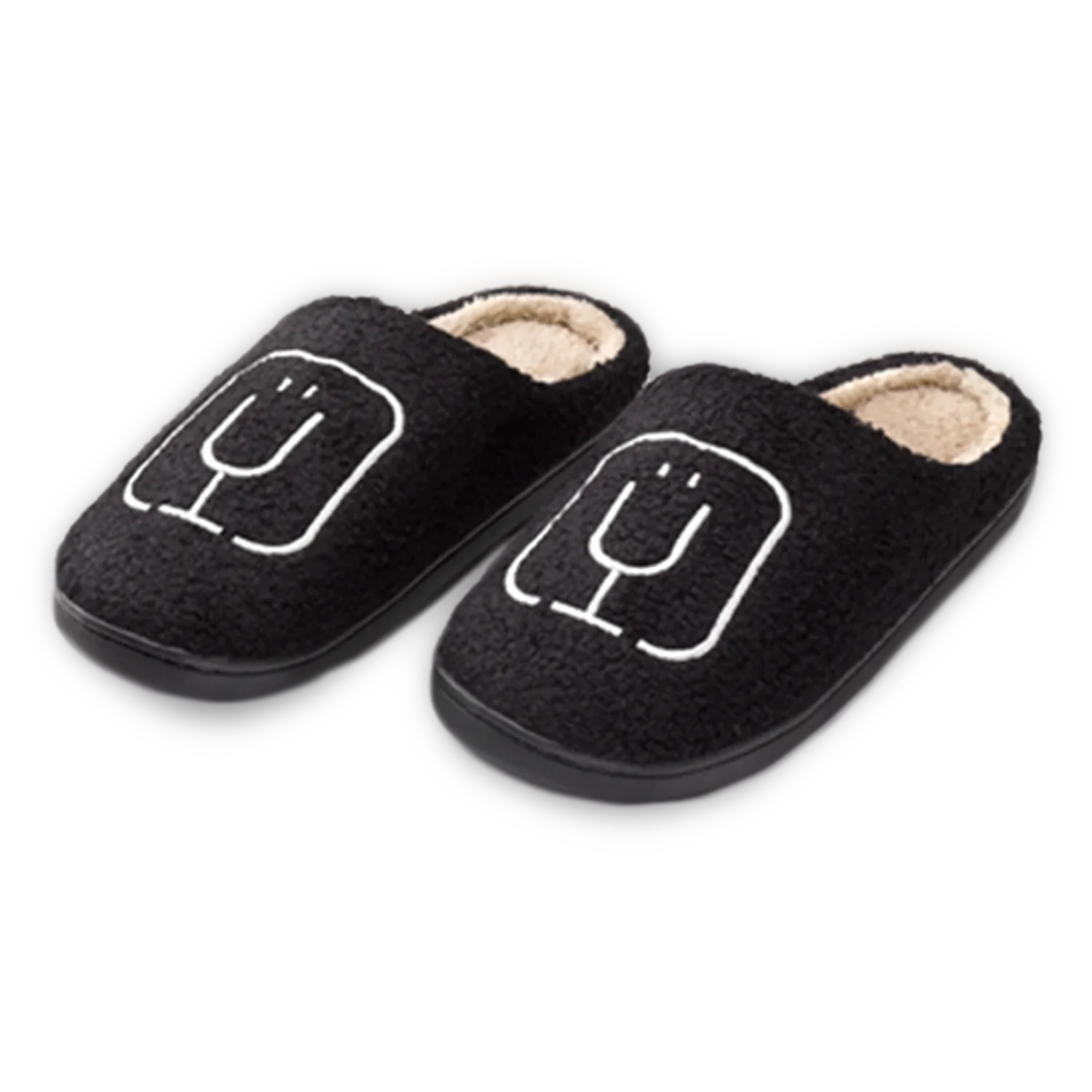 brumate-fuzzy-slippers-black-t9 apparel-slippers.webp